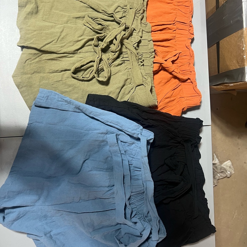 Set of Four Casual Shorts in Assorted Colors